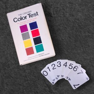 1969 The Lüscher Color Test First Printing w/ 8 Cards HC Psychology Book DJ